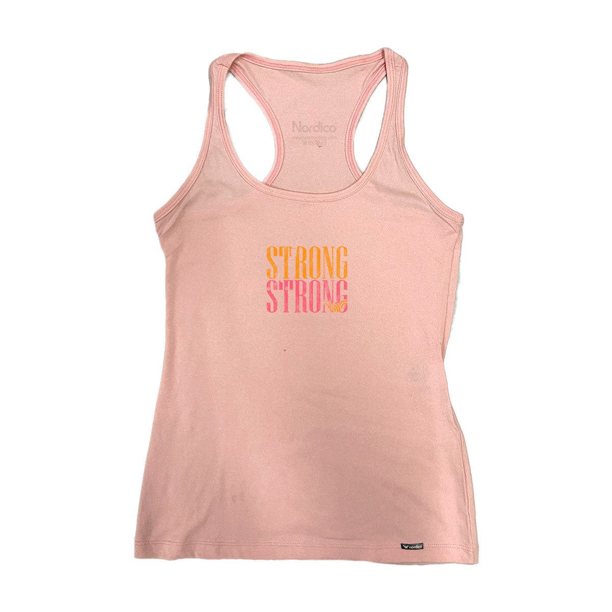 Regatinha Feminina Hello Strong Cor Rosa 100% algodão