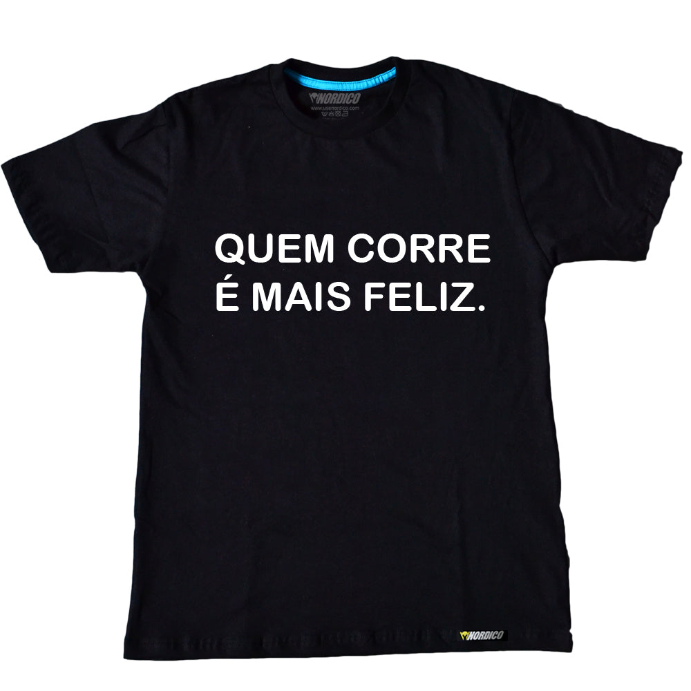Tech Tencel Modal Nordic T-shirt who runs is happier color black