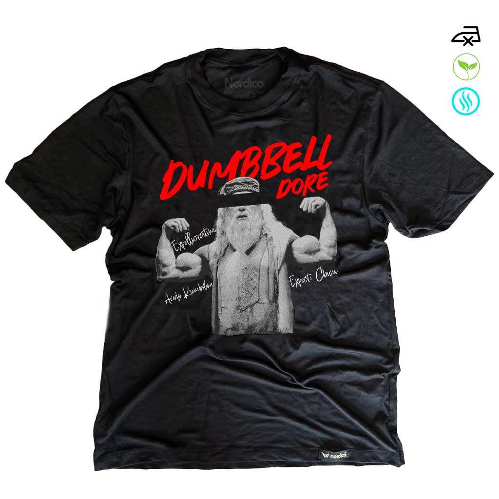 Tech Tencel Modal Dumbelldore T-Shirt Black