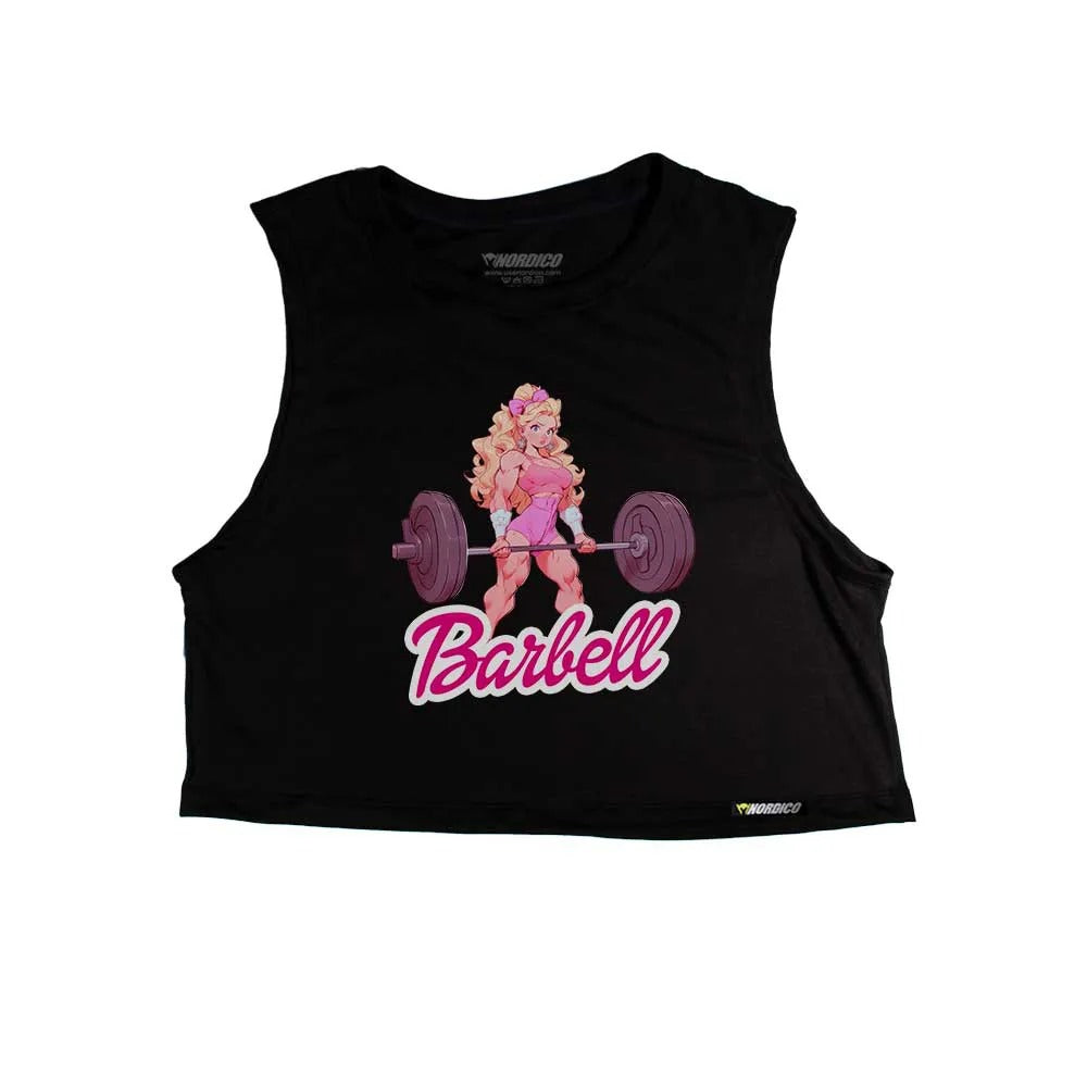 Cropped Barbell preto